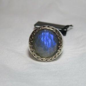 John Hardy Hammered Palu Labradorite Ring